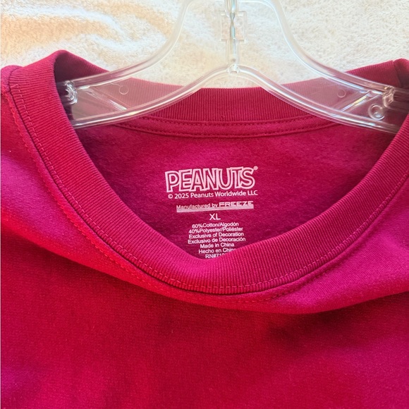Peanuts Maroon Sweatshirt - Picture 5 of 5
